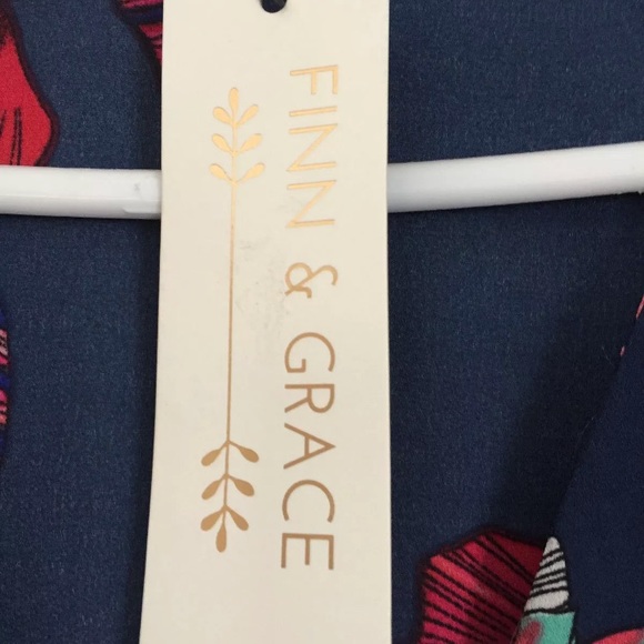 NWT Finn & Grace romper short set XS S M L cute! - Picture 4 of 5